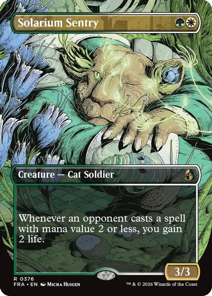 Solarium Sentry (Borderless) · 376 · Reality Fracture · Non-foil