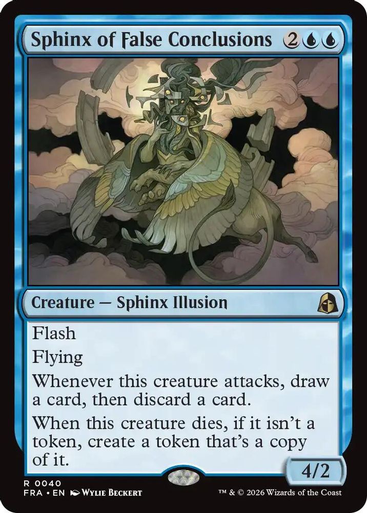 Sphinx of False Conclusions · 40 · FRA · Foil