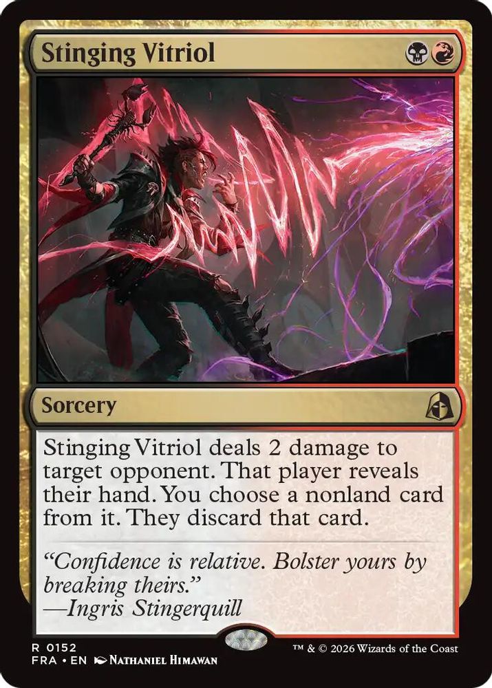 Stinging Vitriol · 152 · Reality Fracture · Non-foil