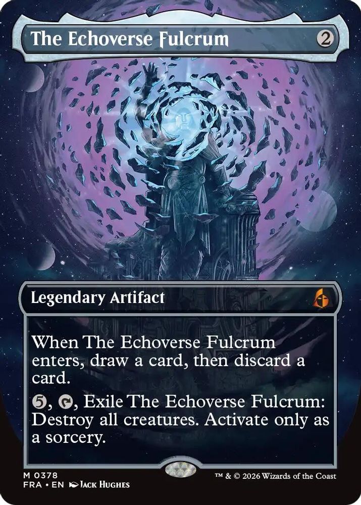 The Echoverse Fulcrum (Borderless) · 378 · Reality Fracture · Foil