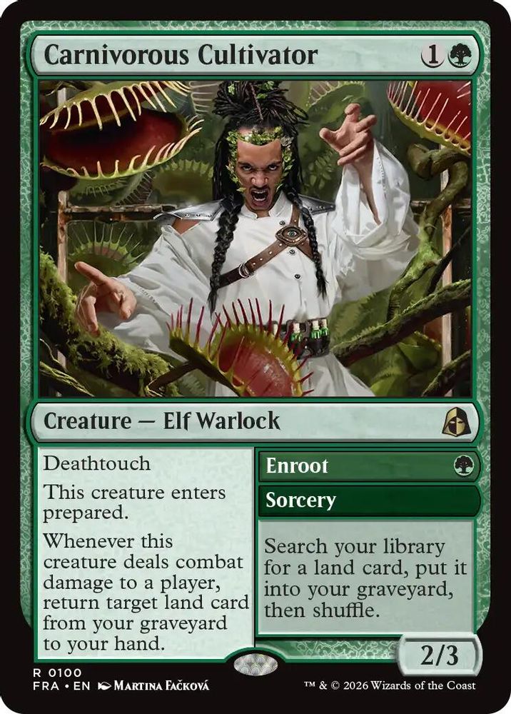 Carnivorous Cultivator · 100 · Reality Fracture · Non-foil