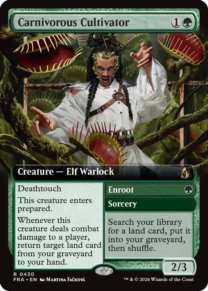 Carnivorous Cultivator (Extended Art) · 430 · Reality Fracture · Foil