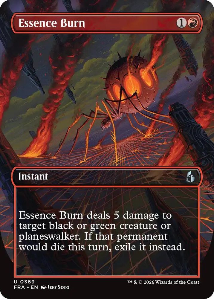 Essence Burn (Borderless) · 369 · Reality Fracture · Foil
