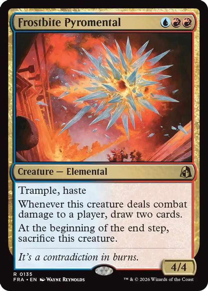 Frostbite Pyromental · 135 · Reality Fracture · Foil
