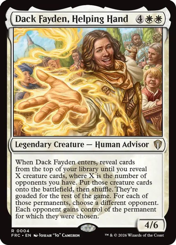 Dack Fayden, Helping Hand · 4 · Commander: Reality Fracture · Non-foil
