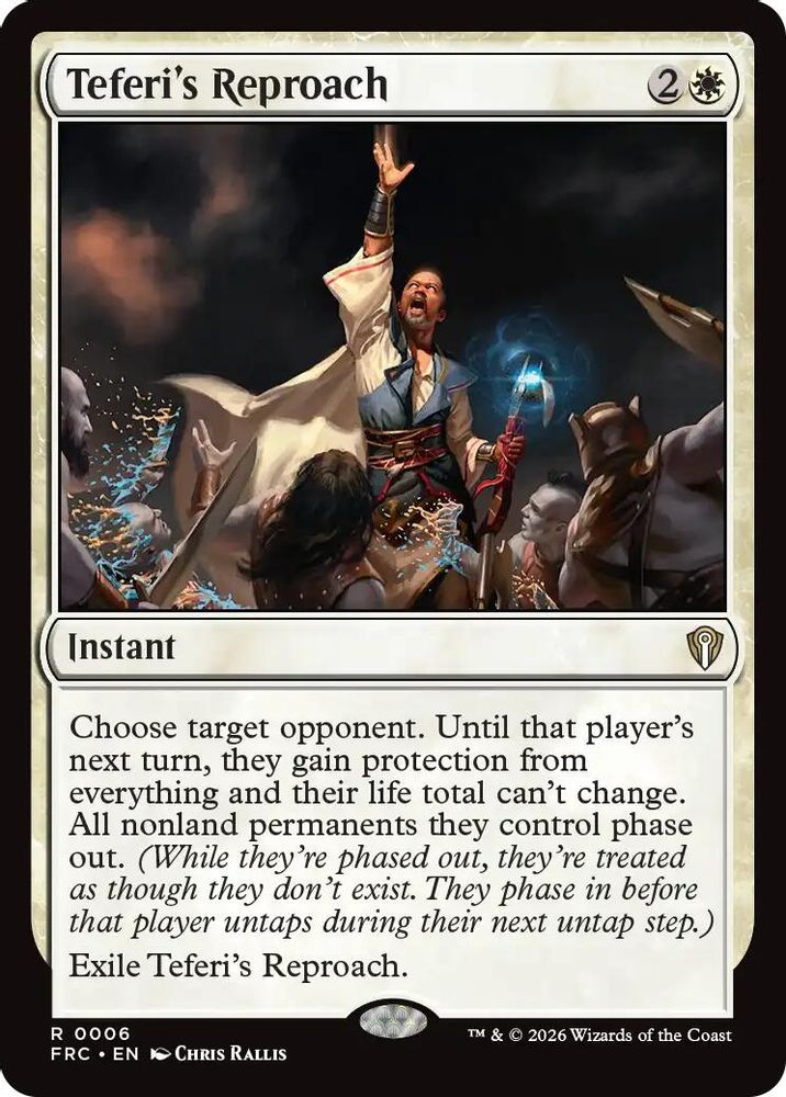 Teferi's Reproach · 6 · Commander: Reality Fracture · Non-foil