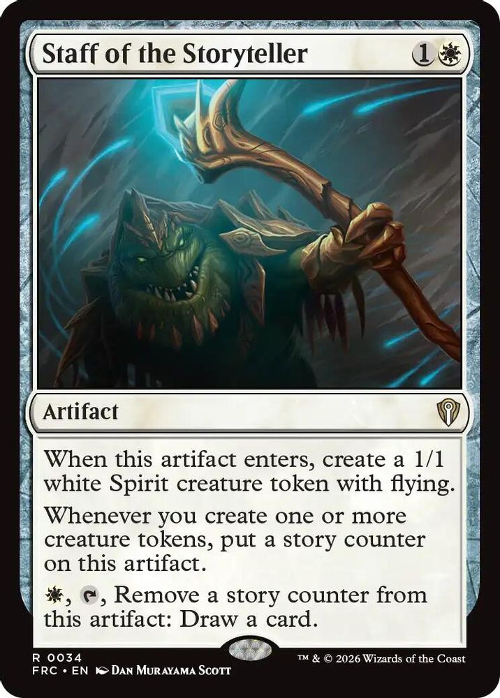 Staff of the Storyteller · 34 · Commander: Reality Fracture · Non-foil