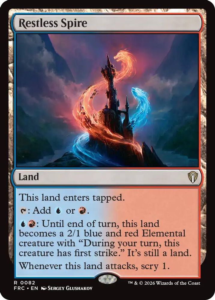Restless Spire · 82 · Commander: Reality Fracture · Non-foil