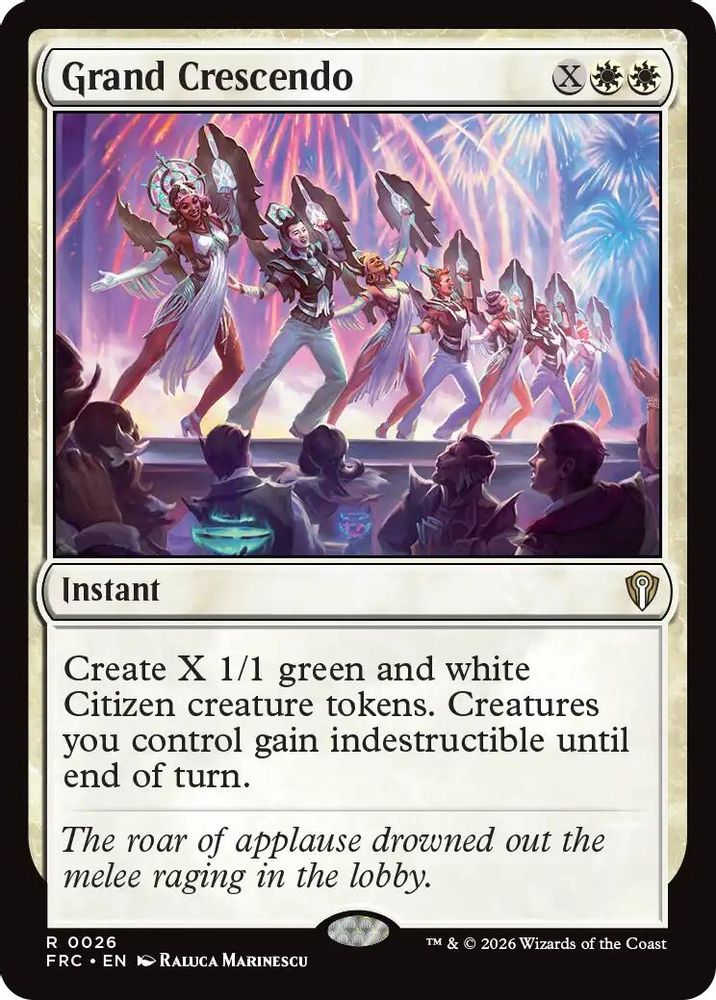 Grand Crescendo · 26 · Commander: Reality Fracture · Non-foil