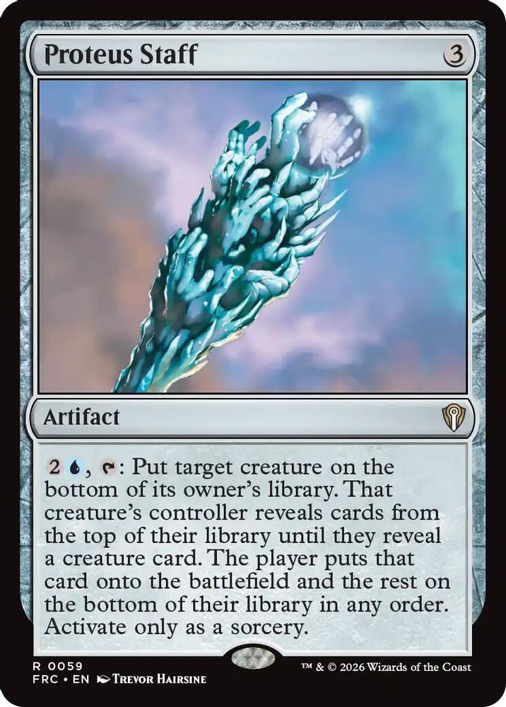 Proteus Staff · 59 · Commander: Reality Fracture · Non-foil