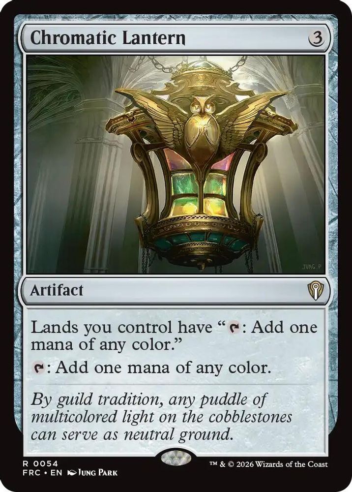 Chromatic Lantern · 54 · Commander: Reality Fracture · Non-foil