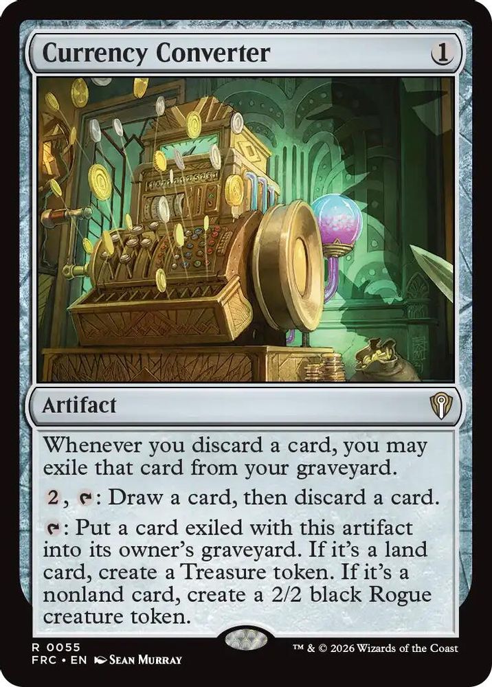 Currency Converter · 55 · Commander: Reality Fracture · Non-foil