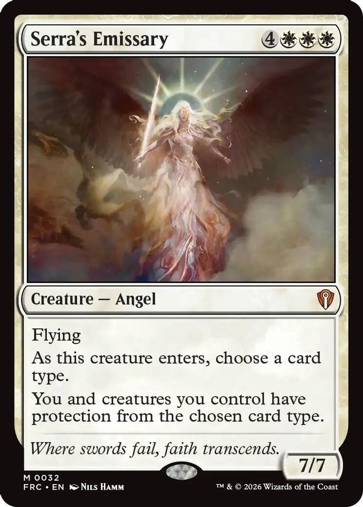 Serra's Emissary · 32 · Commander: Reality Fracture · Non-foil