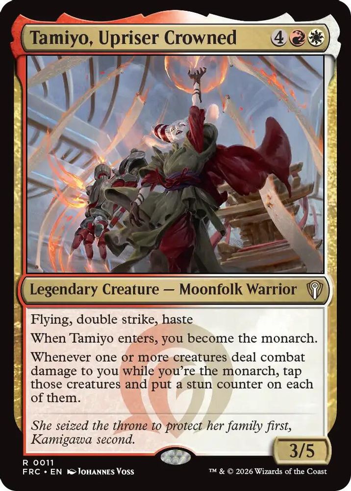 Tamiyo, Upriser Crowned · 11 · Commander: Reality Fracture · Non-foil