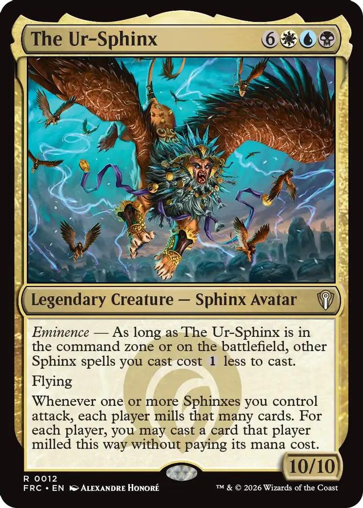 The Ur-Sphinx · 12 · Commander: Reality Fracture · Non-foil