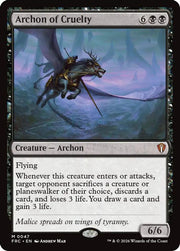 Archon of Cruelty · 47 · Commander: Reality Fracture · Non-foil