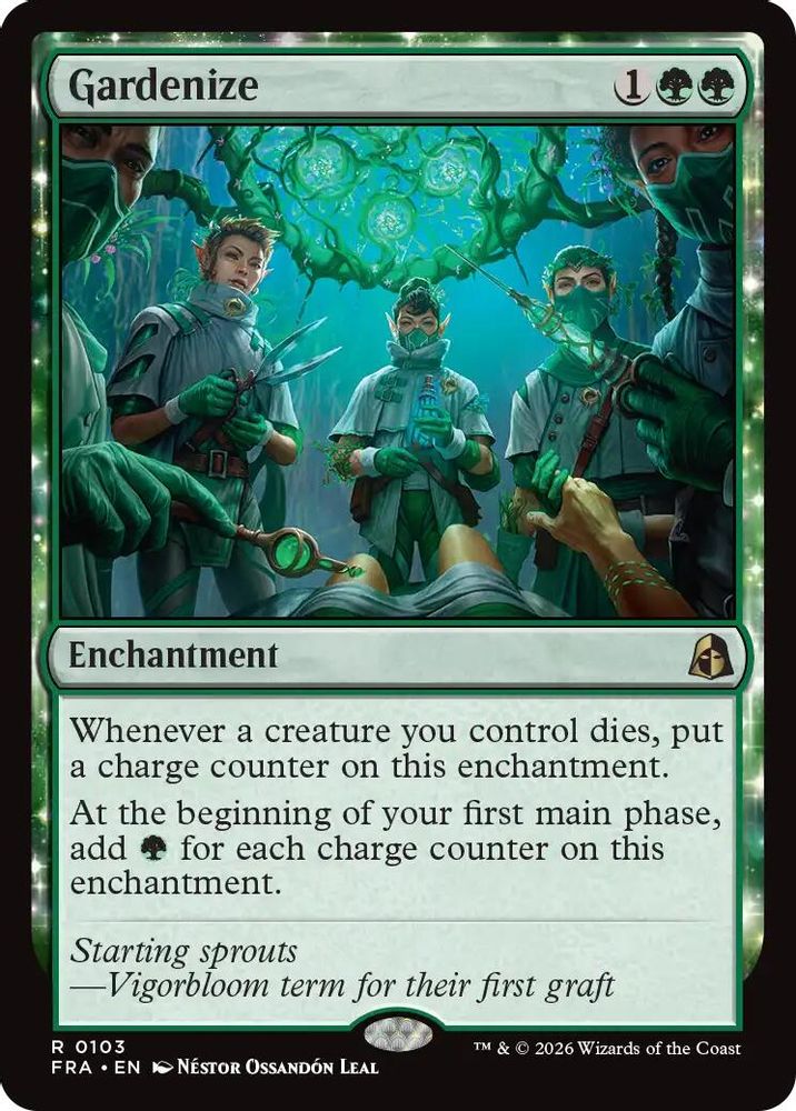 Gardenize · 103 · Reality Fracture · Foil
