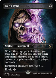 Lich's Relic (Borderless) · 365 · Reality Fracture · Non-foil