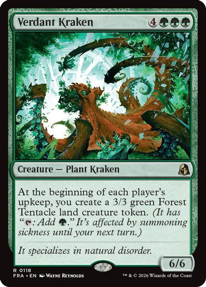 Verdant Kraken · 118 · Reality Fracture · Non-foil