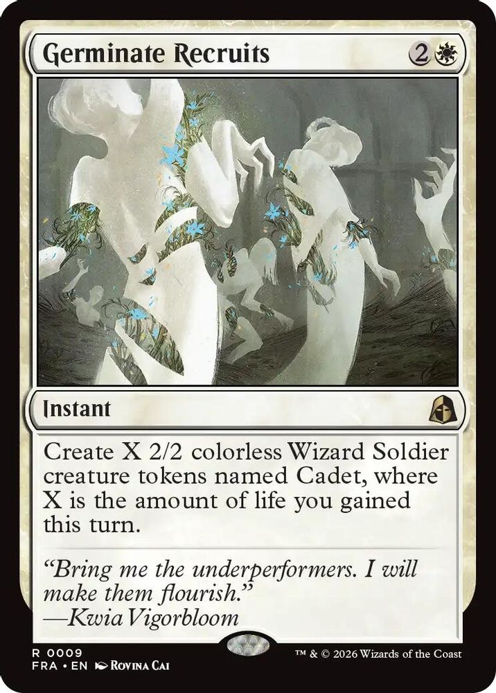 Germinate Recruits · 9 · Reality Fracture · Foil