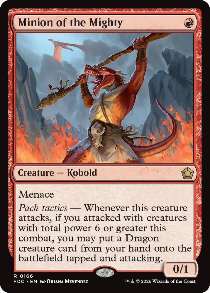 Minion of the Mighty · 166 · Commander: Foundations · Non-foil