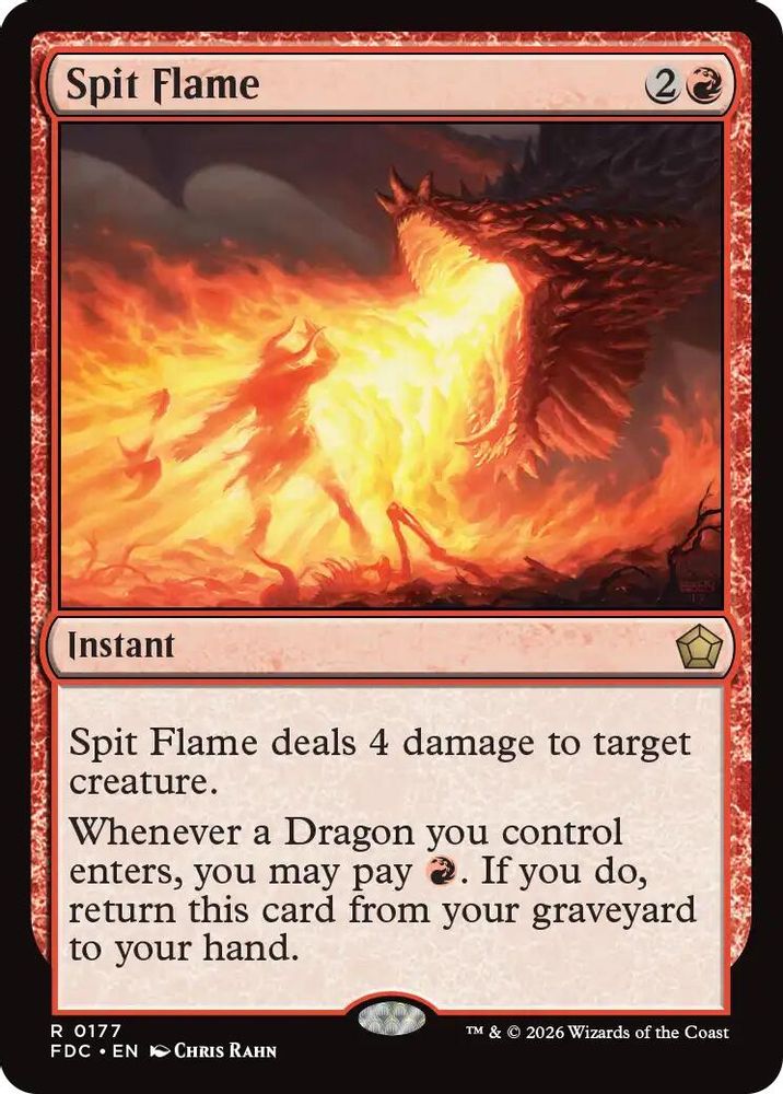 Spit Flame · 177 · Commander: Foundations · Non-foil