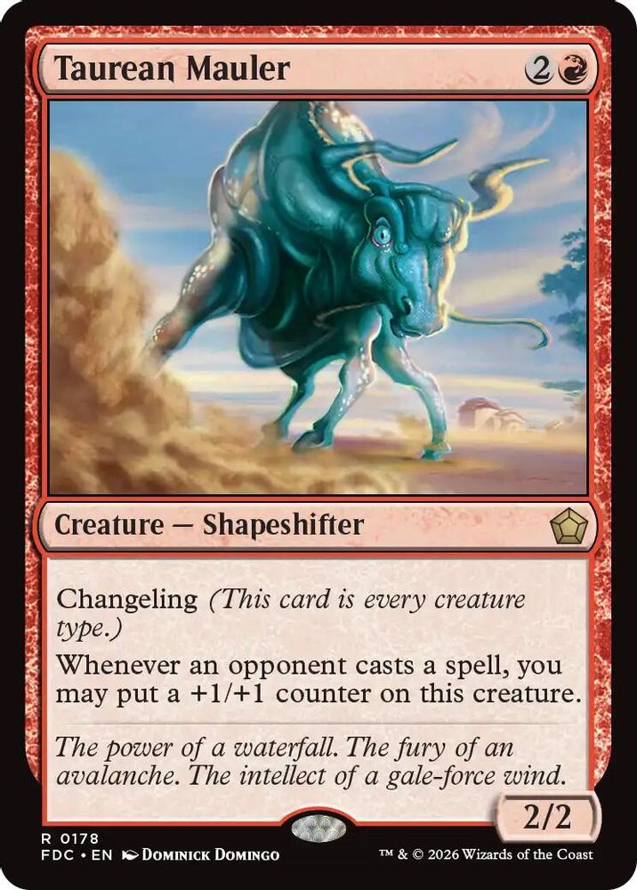 Taurean Mauler · 178 · Commander: Foundations · Non-foil