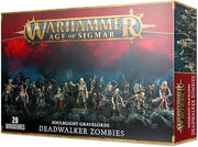 Warhammer Age of Sigmar - Soulblight Gravelords - Deadwalker Zombies - Boxed set of 20 detailed plastic miniatures featuring skeletal zombies with decayed armor and weapons from Warhammer Age of.