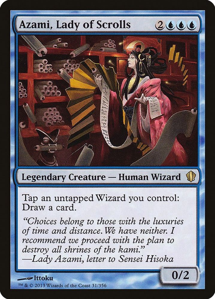 Azami, Lady of Scrolls · 31 · C13 · Non-foil