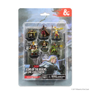 D&D Icons of the Realms: Epic Level Starter - Set of six detailed fantasy character miniatures in clear plastic packaging with D&D Icons of the Realms Epic Level Starter.