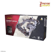 Dungeons & Lasers: Combat Arena (Pre-Painted) (PREORDER) - Dungeons & Lasers Combat Arena board game box featuring pre-painted dungeon terrain pieces with gray stone textures and.