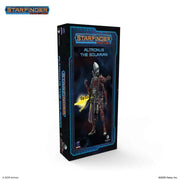 Starfinder: Altronus the Solarian - Tall rectangular box with Starfinder branding featuring a dark, futuristic figure in armor holding a glowing yellow energy.