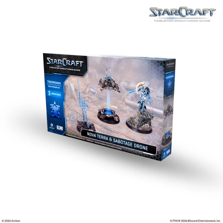 StarCraft TMG: Terran - Nova Terra & Sabotage Drone (PREORDER)
