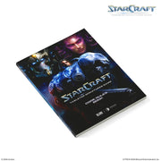 StarCraft TMG: Wave 1 Rulebook (PREORDER) - Black StarCraft TMG Wave 1 Rulebook with sci-fi character art and bold white title text on cover.