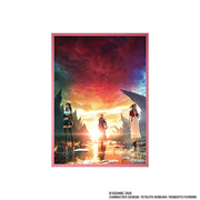 Square Enix Card Sleeves: Final Fantasy VII Rebirth - Key Art (PREORDER) - Card sleeves featuring vibrant Final Fantasy VII Rebirth key art with fiery red sky and three characters standing on rocky.