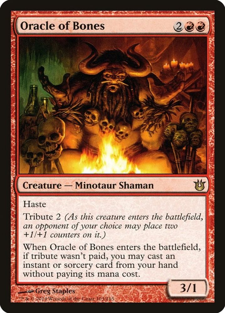 Oracle of Bones · 103 · Born of the Gods · Non-foil