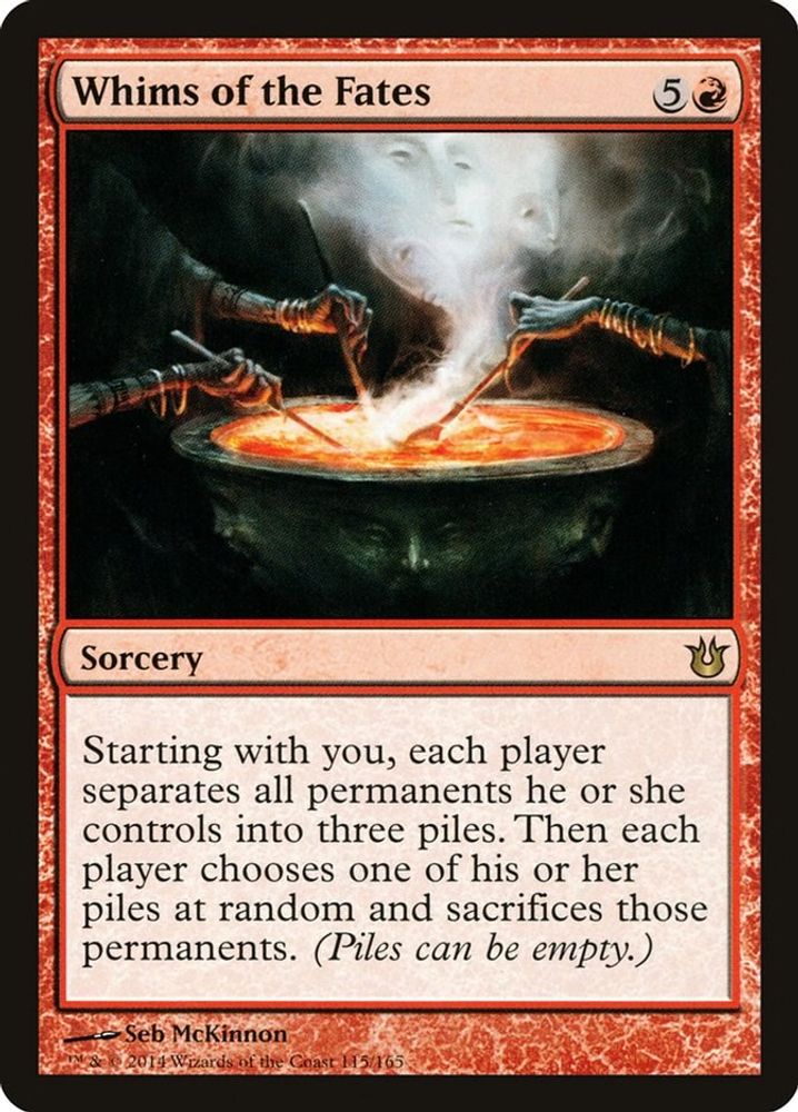 Whims of the Fates · 115 · Born of the Gods · Non-foil