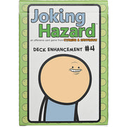 Joking Hazard: Deck Enhancement #4 (PREORDER) - Joking Hazard Deck Enhancement #4 card pack with green border and cartoon character smiling on front.