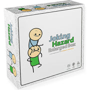 Joking Hazard: Enlarged Boxes (PREORDER) - White rectangular game box with cartoon characters stacked and colorful title "Joking Hazard Enlarged Box" on front.