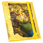 Ultimate Guard18-Pocket FlexXFolio 360 Portfolio: Teenage Mutant Ninja Turtles - Plains - Yellow card portfolio with a large pizza slice graphic held by a green hand, featuring Teenage Mutant Ninja Turtles design.