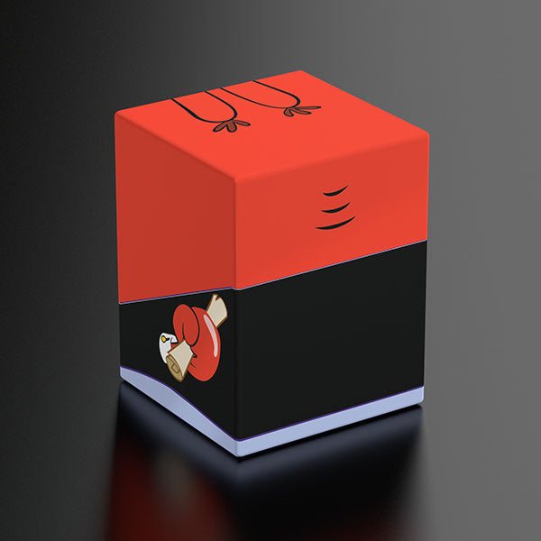 Squaroes 100+ Boulder: SpongeBob Squarepants - Pirate Mr. Krabs - Red and black cube deck box featuring cartoon pirate crab claws and a white base light strip.