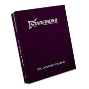 Starfinder 2E: Player Core, Special Edition - Dark purple hardcover book with silver metallic text reading "Starfinder Second Edition" and "Player Core" on the front.