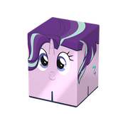 Squaroes Boulder 100+: My Little Pony Friendship is Magic: Starlight Glimmer - Purple and lavender square deck box featuring cartoon unicorn face and striped mane.