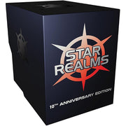 Star Realms: 10th Anniversary Edition - Black cube box with a red and white starburst logo and "Star Realms 10th Anniversary Edition" text on the front.