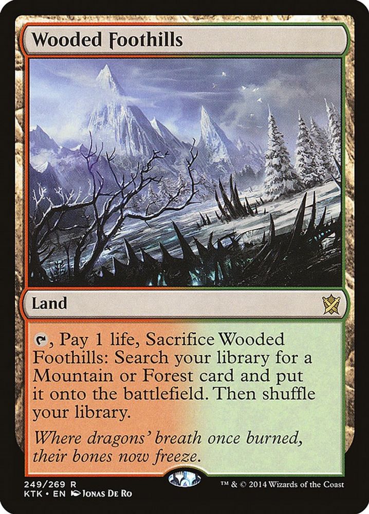Wooded Foothills · 249 · Khans of Tarkir · Non-foil