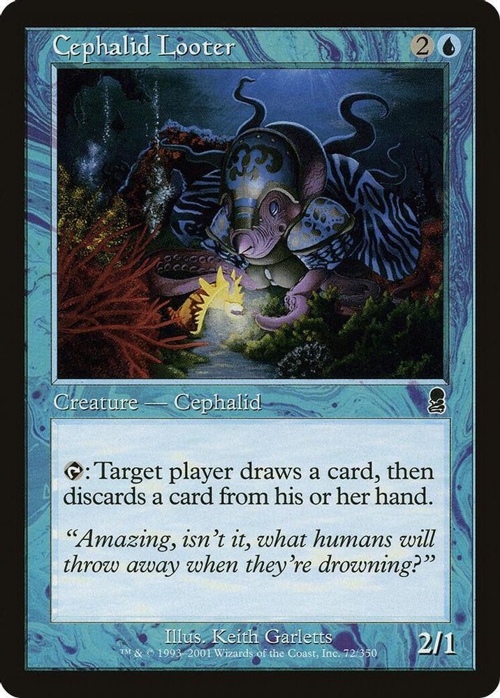 Cephalid Looter · 72 · Odyssey · Foil