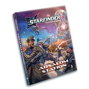 Starfinder 2E: Absalom Station - Center of the Galaxy (PREORDER) - Colorful Starfinder RPG book with cosmic and futuristic characters battling in space on the cover.