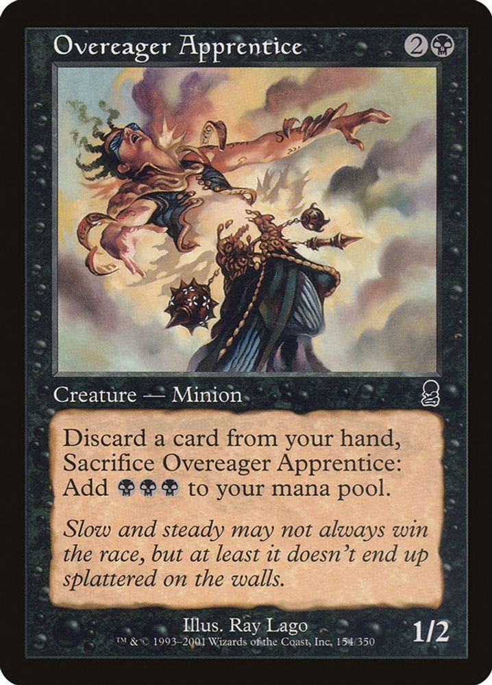 Overeager Apprentice · 154 · Odyssey · Foil