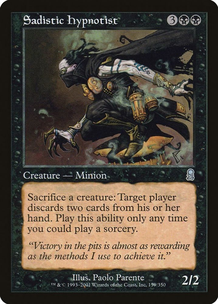 Sadistic Hypnotist · 159 · Odyssey · Non-foil