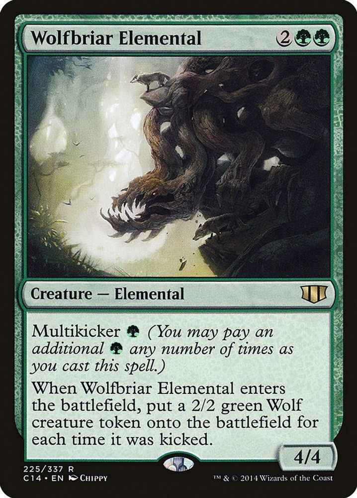 Wolfbriar Elemental · 225 · C14 · Non-foil